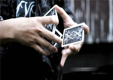 Harika Siyah Çarpışma Kartı Sihirli Kart Teknik Poker Kartı Becerileri Magic Show için