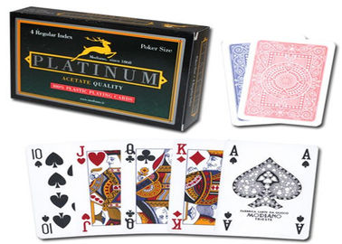 Modiano Acetate Görünmez Mürekkep İşaretli Oyun Kartları Güverte Pokeri Hile Kartları