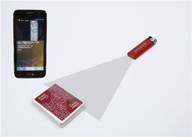 Kırmızı Çakmak Poker Kamera Tarayıcı / İşaretli Kartlar Kumar Hile Alma Cihazları