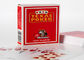 Plastik Modiano Poker Endeksi Casino Oyunları için işaretli Poker Kartları